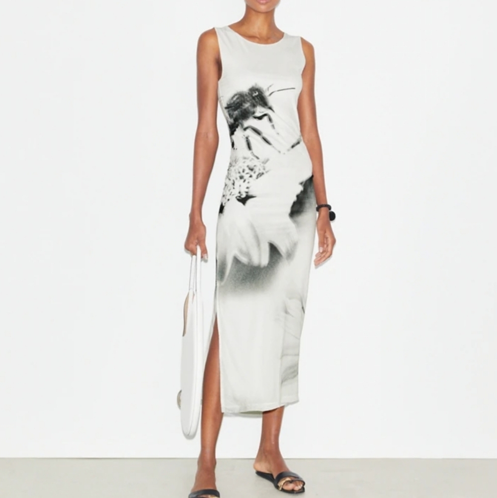 NWT Tory Burch Mesh Bee Tank Dress